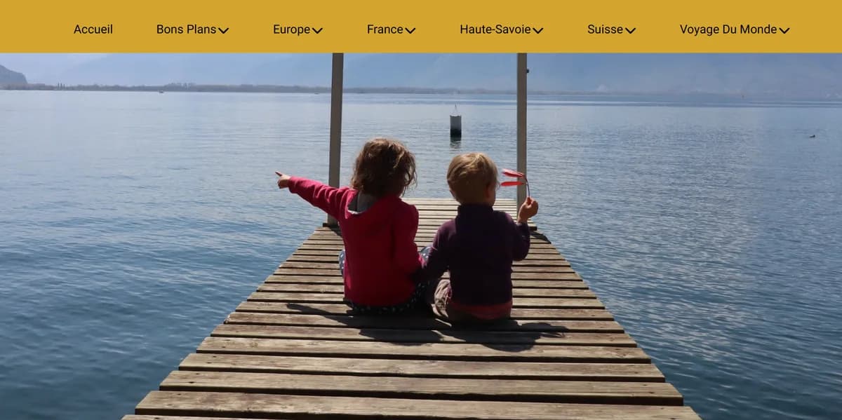 Aperçu du site Des Petits Explorateurs